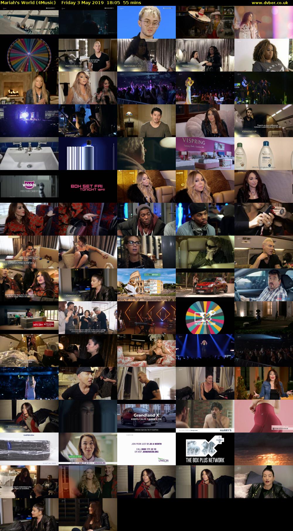 Mariah's World (4Music) Friday 3 May 2019 18:05 - 19:00