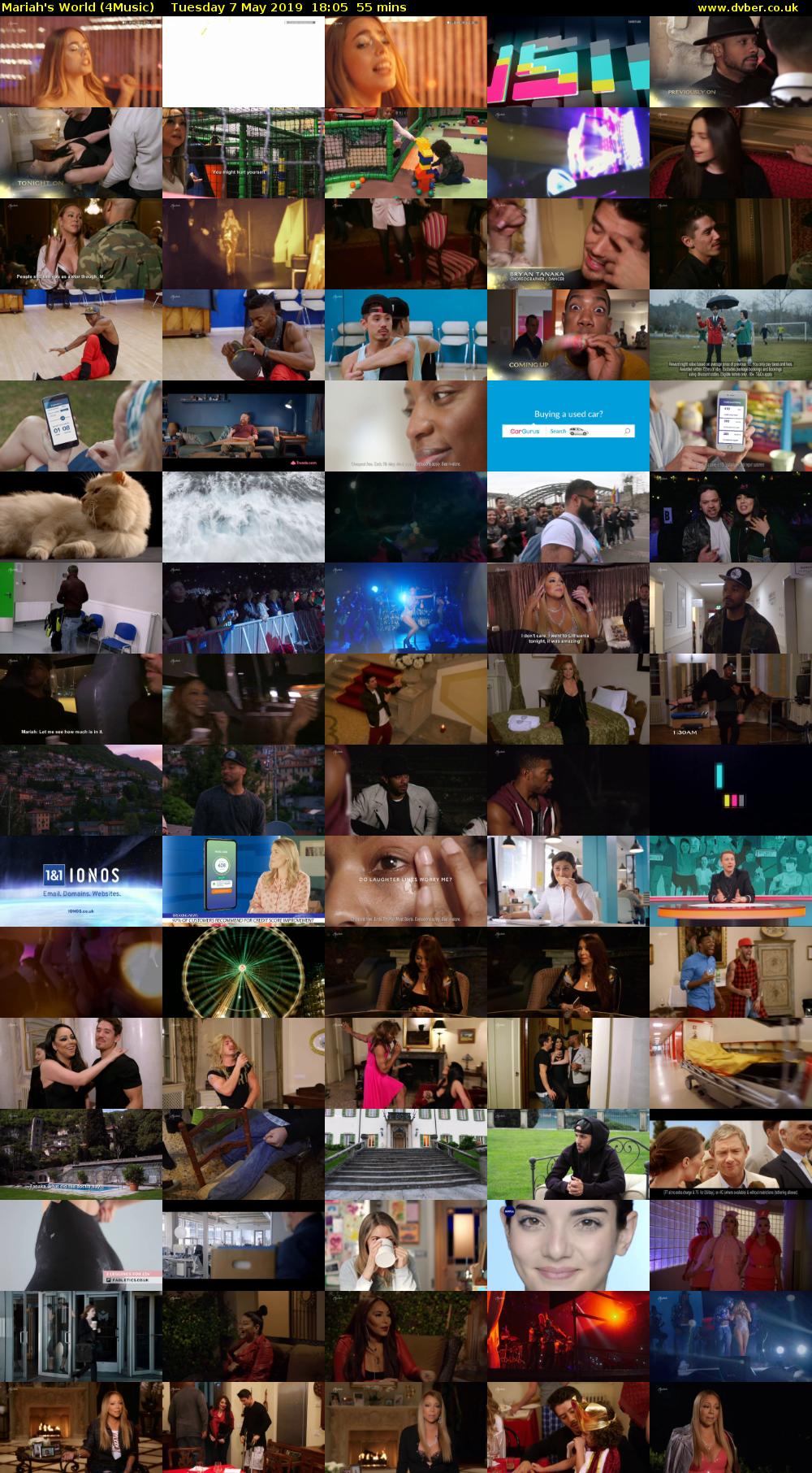 Mariah's World (4Music) Tuesday 7 May 2019 18:05 - 19:00