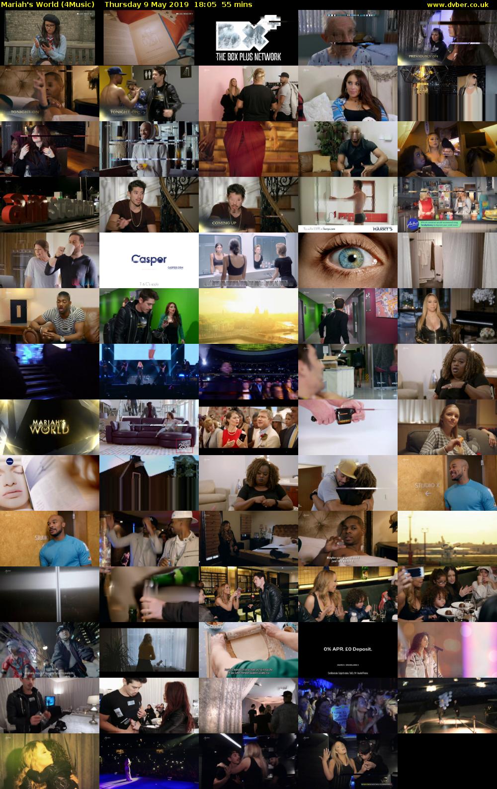 Mariah's World (4Music) Thursday 9 May 2019 18:05 - 19:00