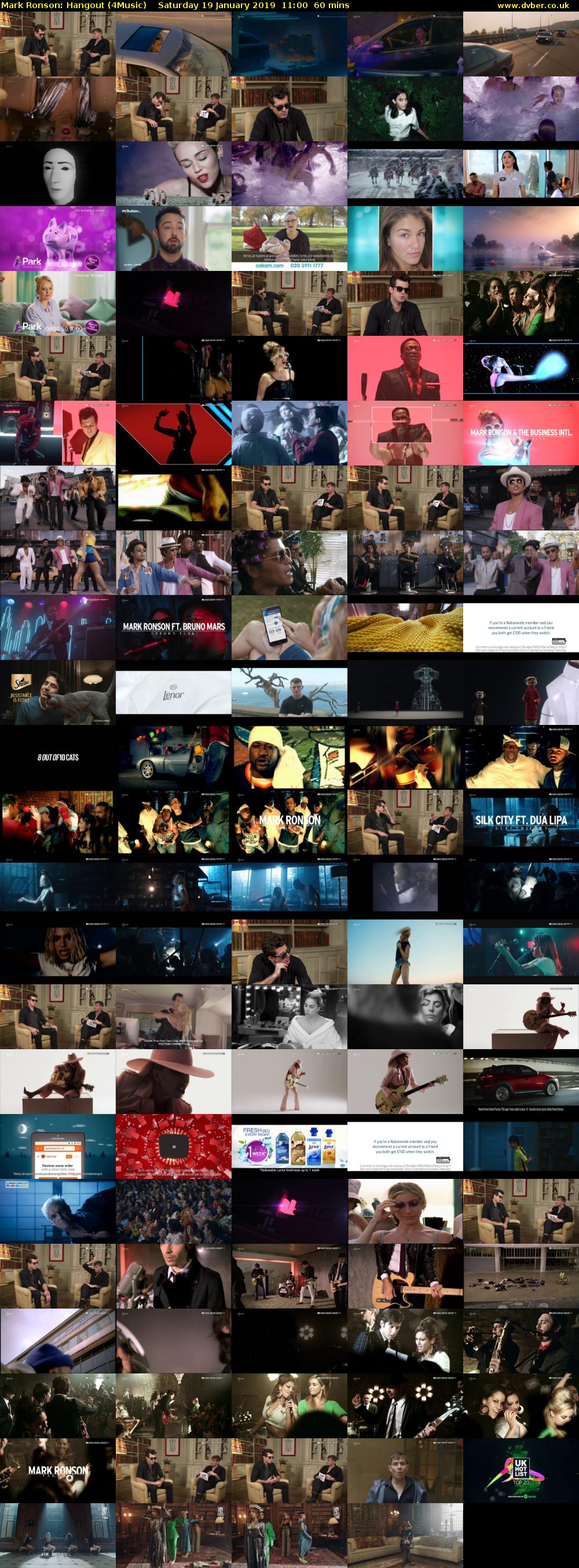 Mark Ronson: Hangout (4Music) Saturday 19 January 2019 11:00 - 12:00