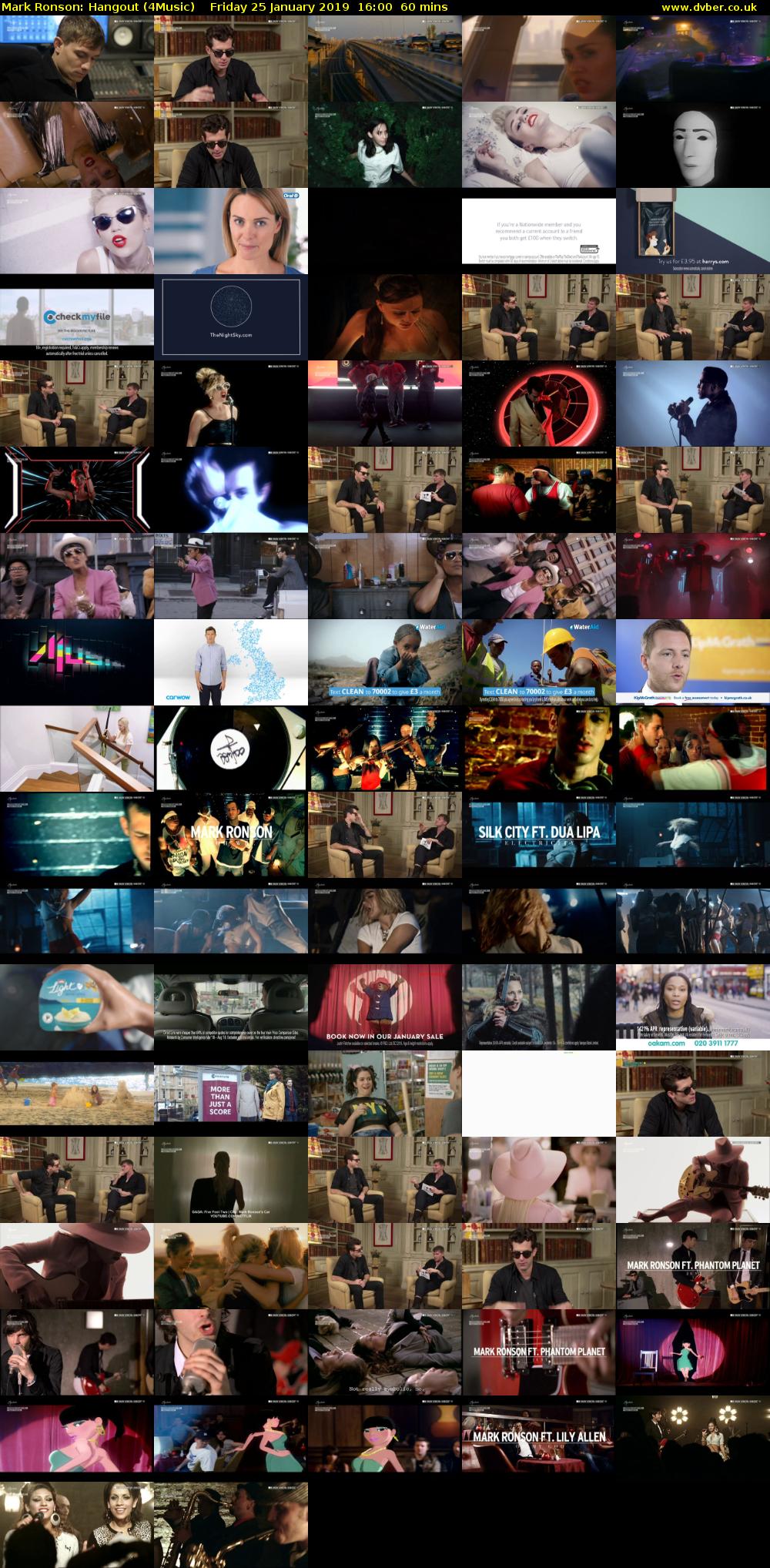 Mark Ronson: Hangout (4Music) Friday 25 January 2019 16:00 - 17:00