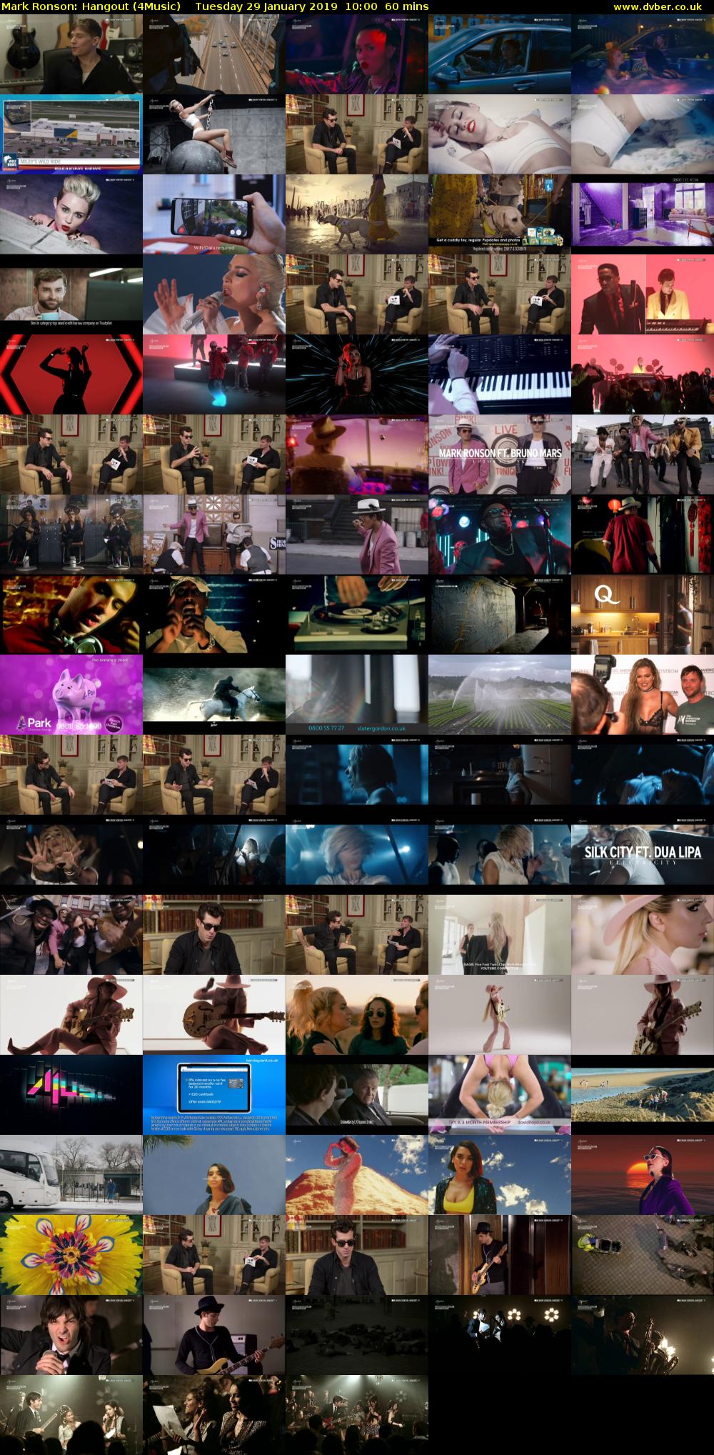 Mark Ronson: Hangout (4Music) Tuesday 29 January 2019 10:00 - 11:00