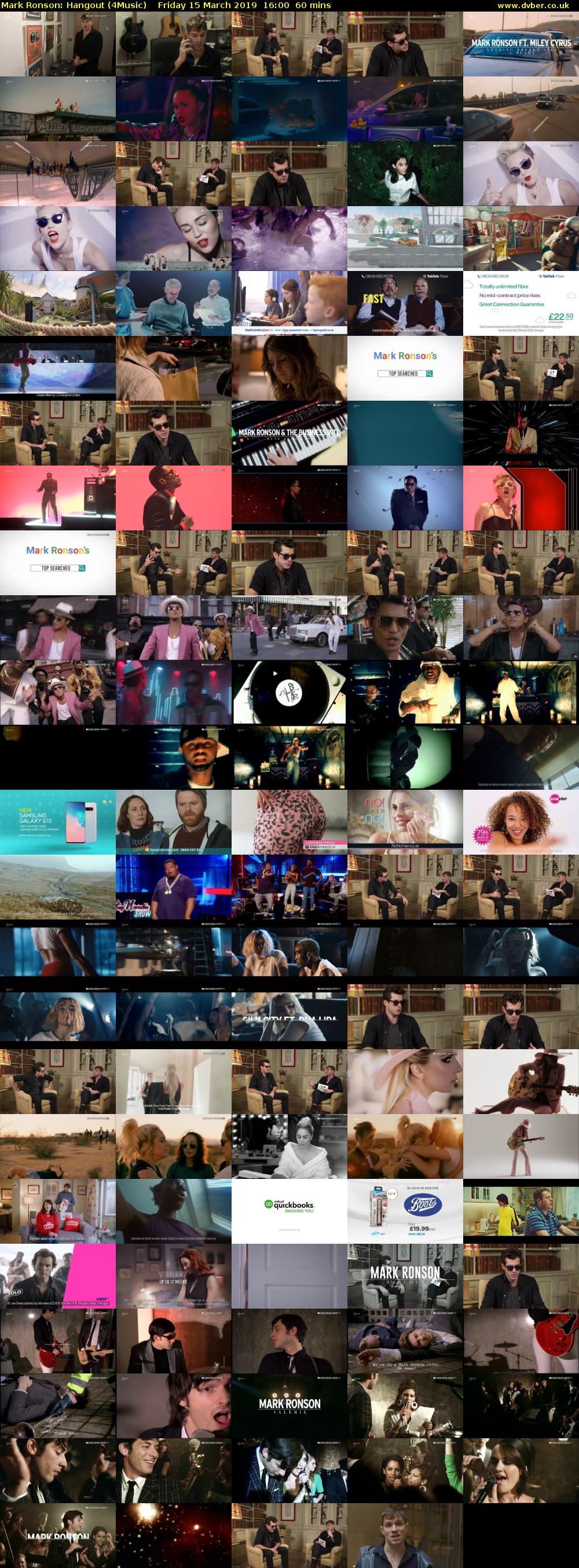 Mark Ronson: Hangout (4Music) Friday 15 March 2019 16:00 - 17:00
