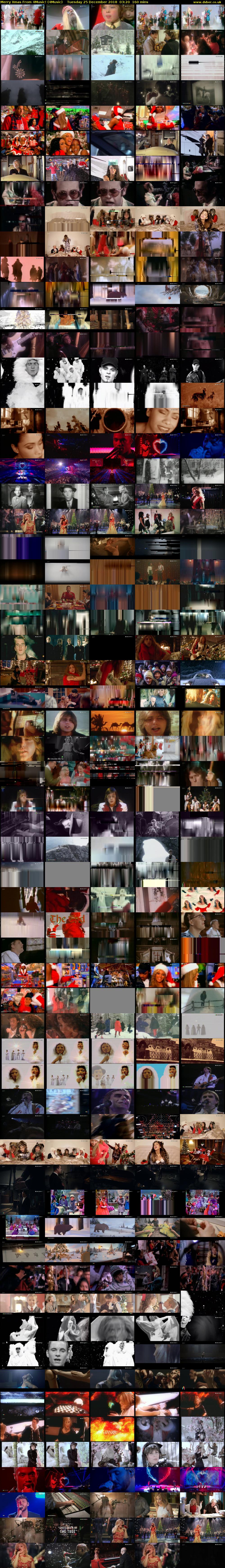 Merry Xmas From 4Music! (4Music) Tuesday 25 December 2018 03:20 - 06:00