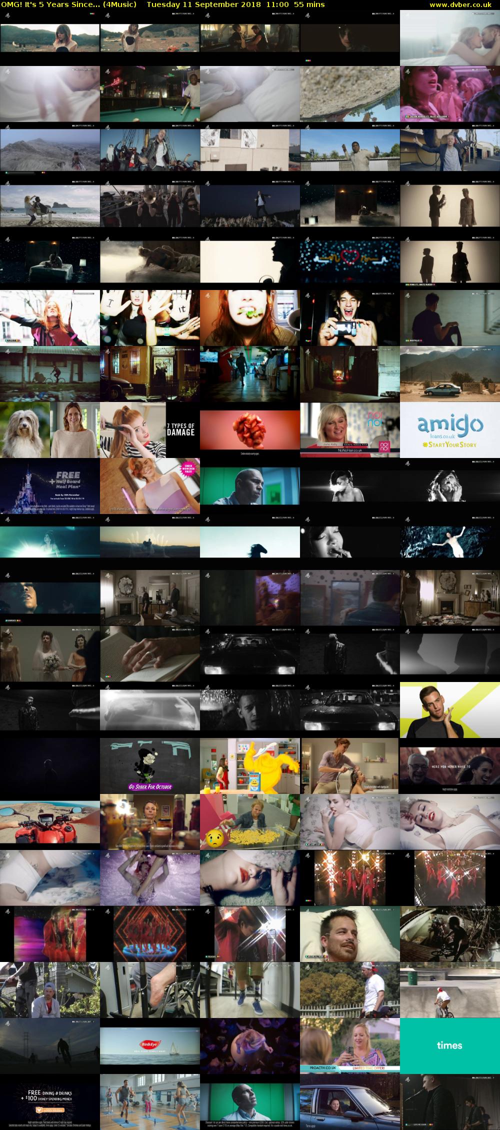 OMG! It's 5 Years Since... (4Music) Tuesday 11 September 2018 11:00 - 11:55
