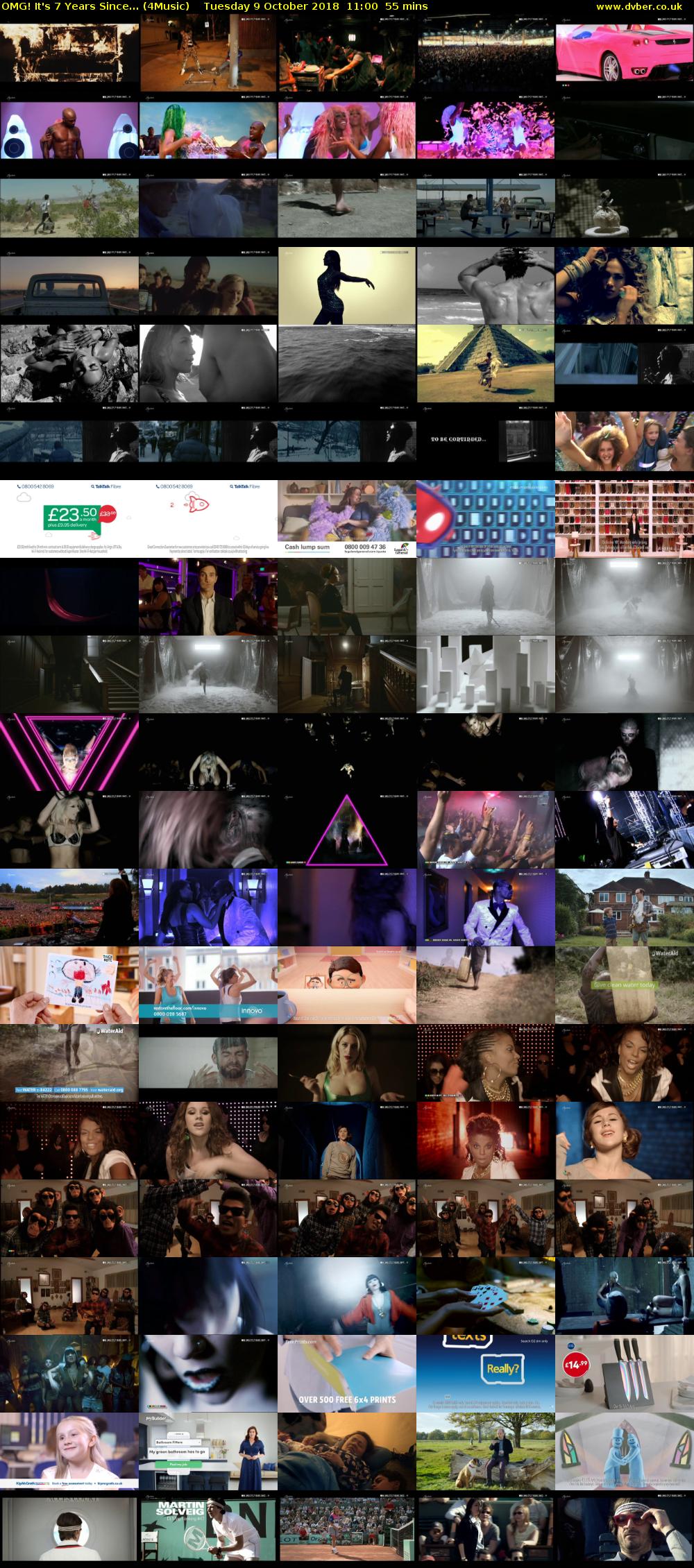 OMG! It's 7 Years Since... (4Music) Tuesday 9 October 2018 11:00 - 11:55