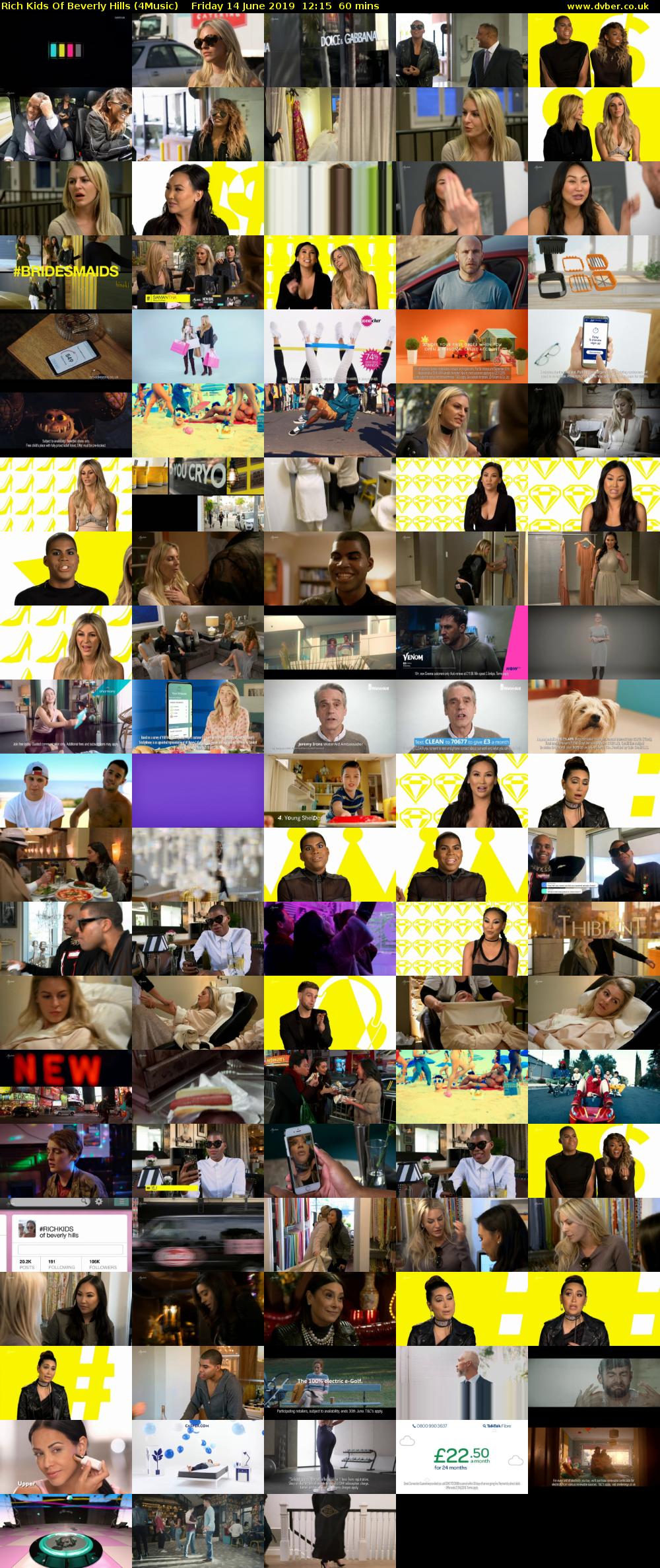 Rich Kids Of Beverly Hills (4Music) Friday 14 June 2019 12:15 - 13:15