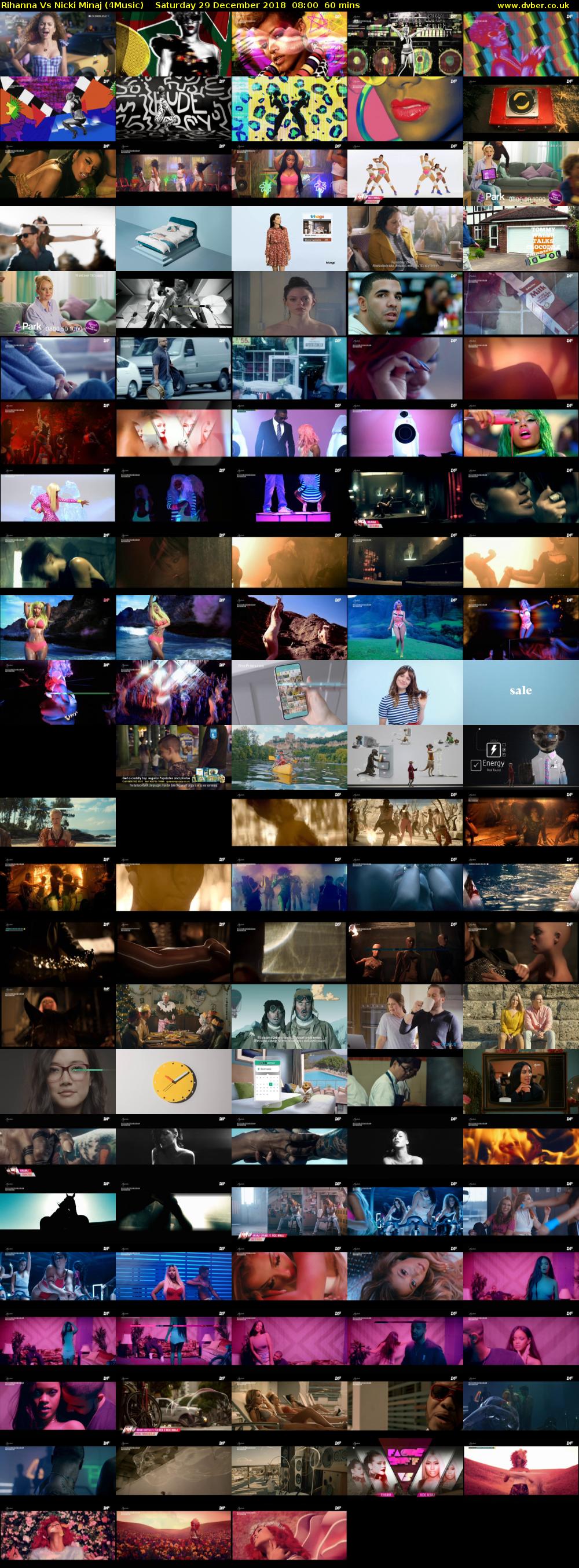 Rihanna Vs Nicki Minaj (4Music) Saturday 29 December 2018 08:00 - 09:00