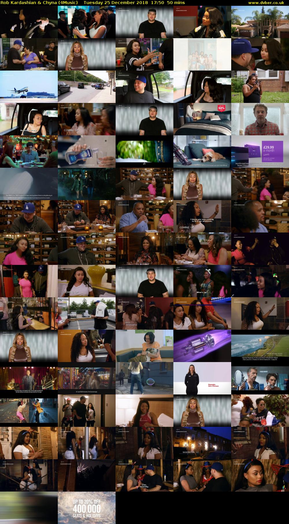 Rob Kardashian & Chyna (4Music) Tuesday 25 December 2018 17:50 - 18:40