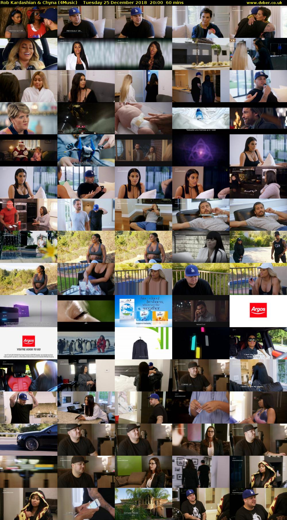 Rob Kardashian & Chyna (4Music) Tuesday 25 December 2018 20:00 - 21:00