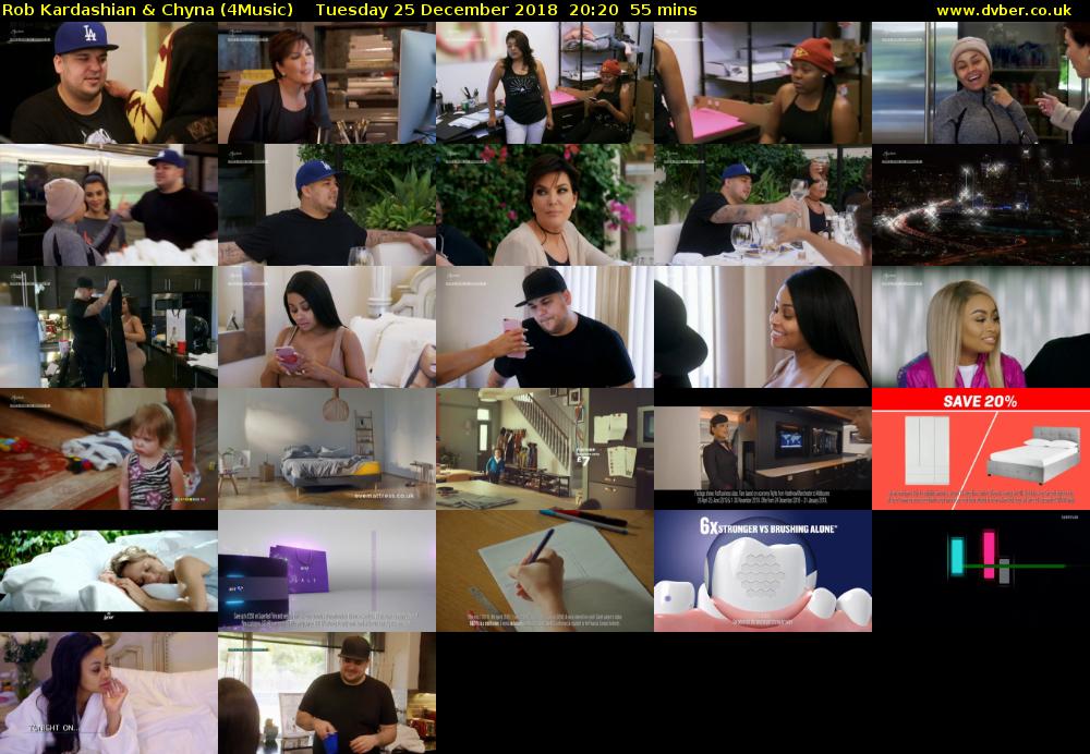 Rob Kardashian & Chyna (4Music) Tuesday 25 December 2018 20:20 - 21:15