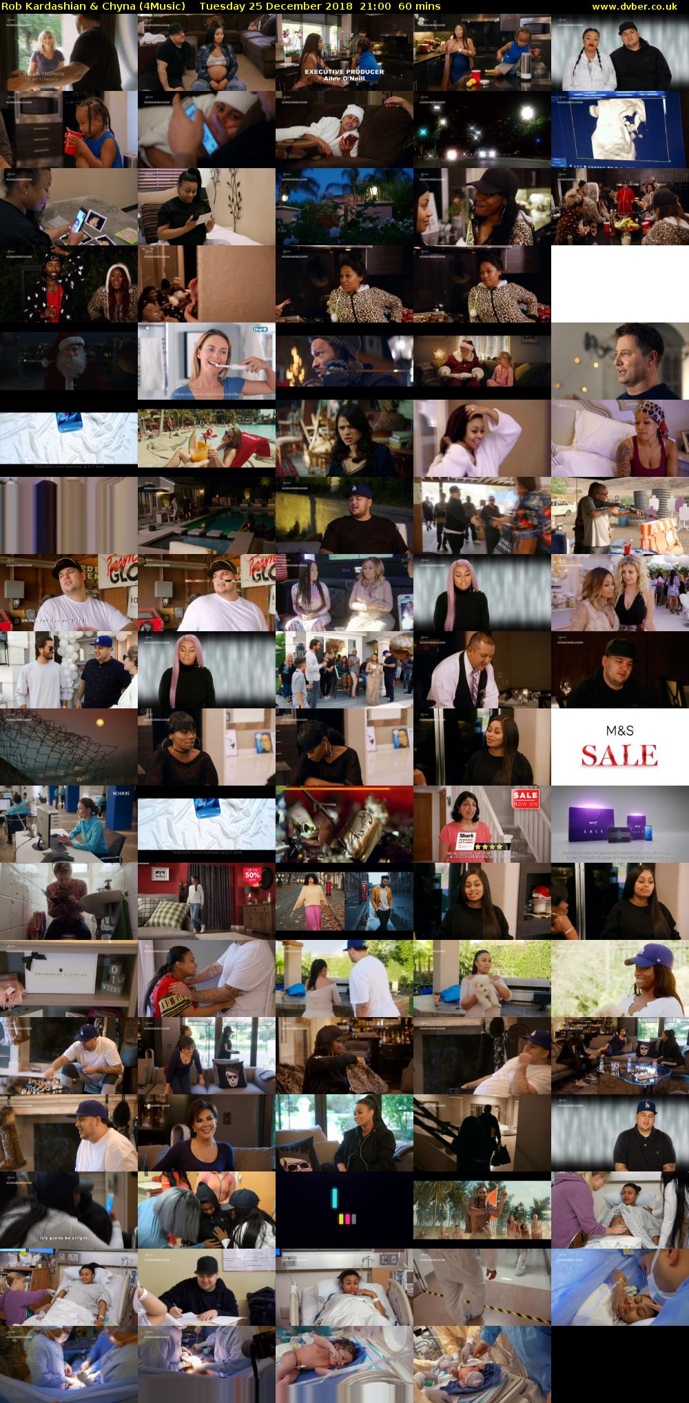 Rob Kardashian & Chyna (4Music) Tuesday 25 December 2018 21:00 - 22:00