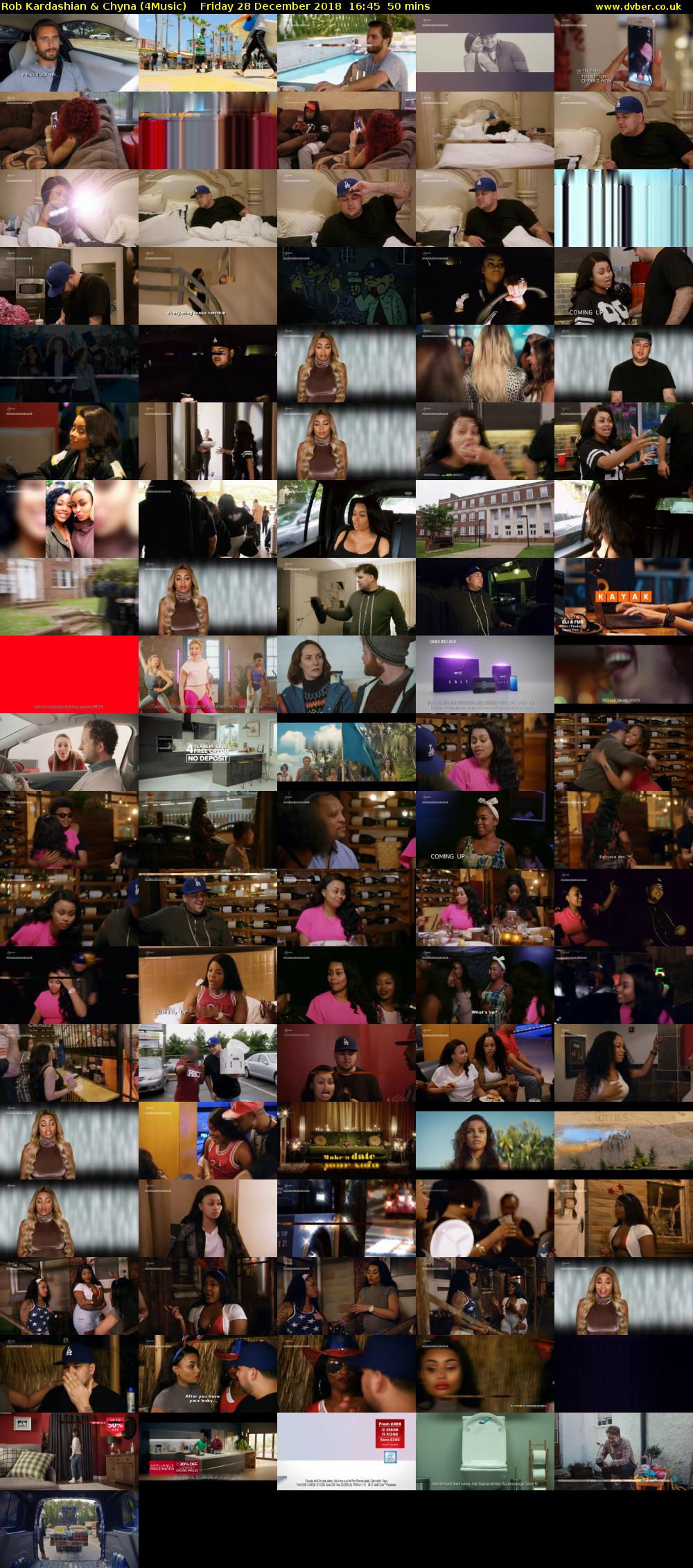 Rob Kardashian & Chyna (4Music) Friday 28 December 2018 16:45 - 17:35