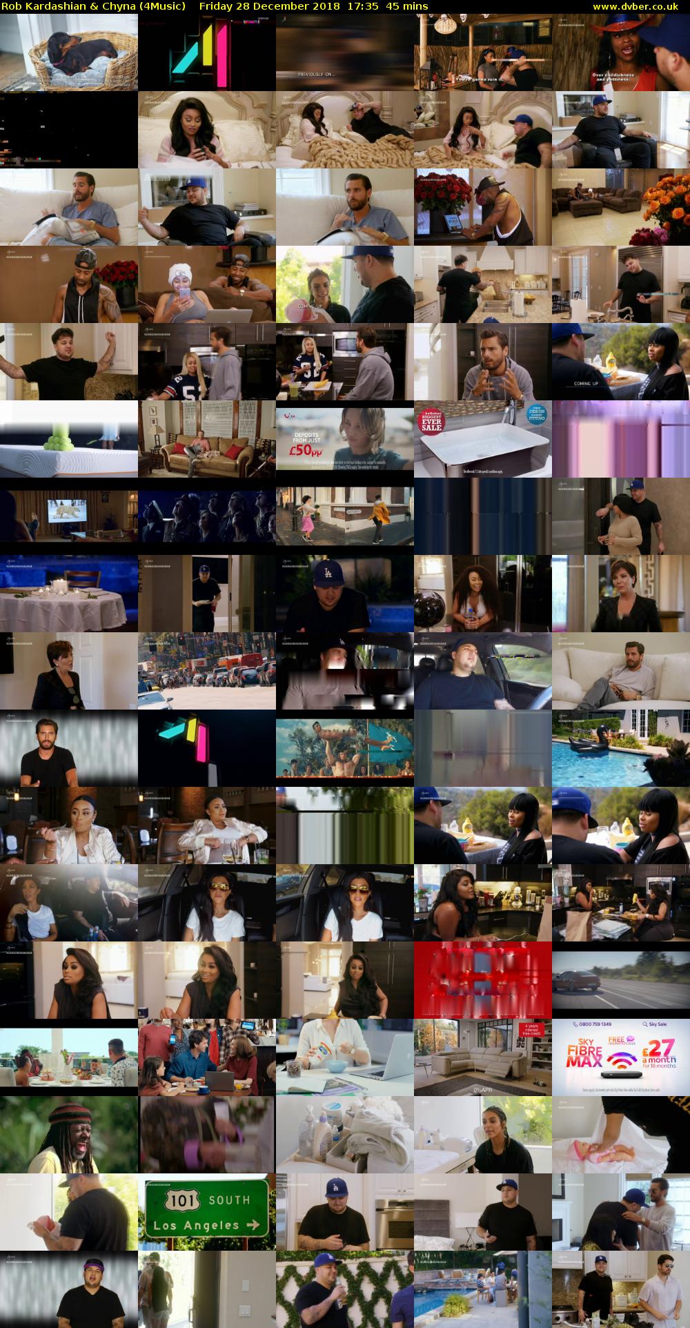 Rob Kardashian & Chyna (4Music) Friday 28 December 2018 17:35 - 18:20