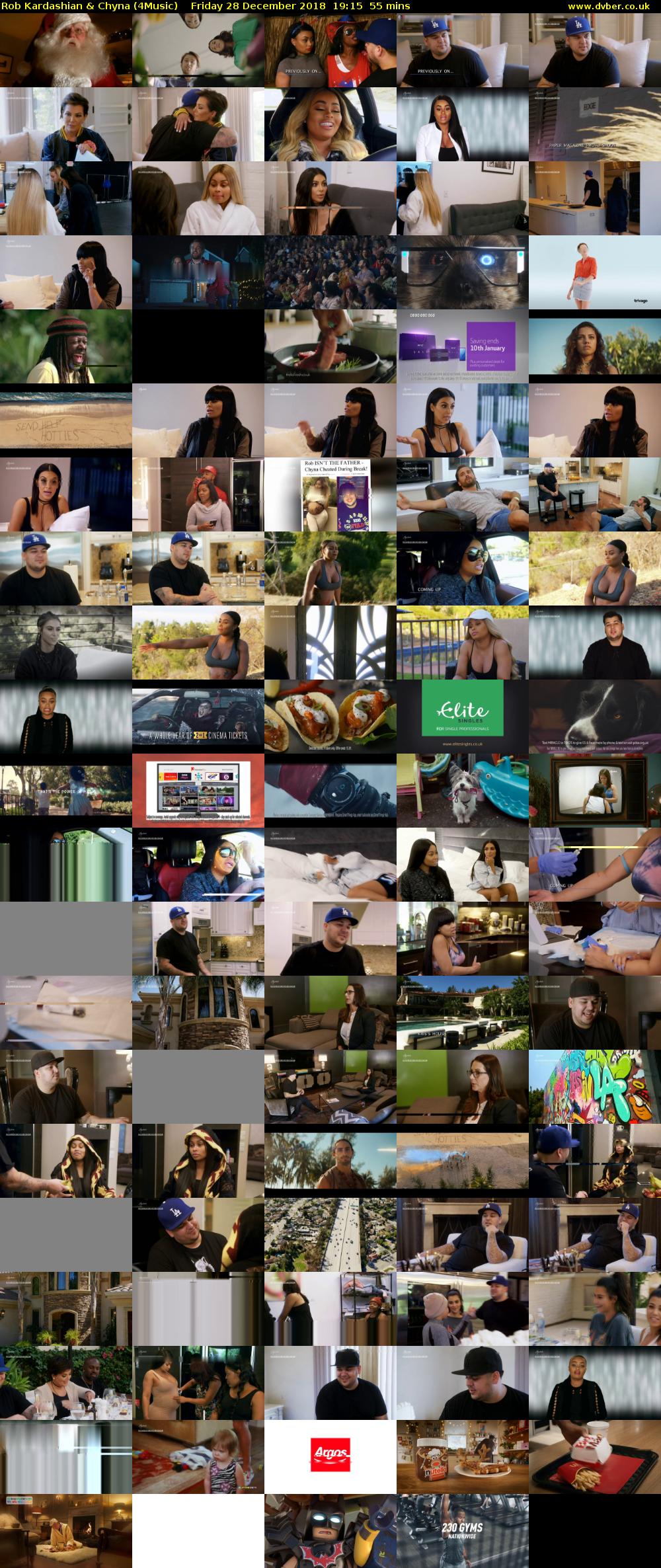 Rob Kardashian & Chyna (4Music) Friday 28 December 2018 19:15 - 20:10