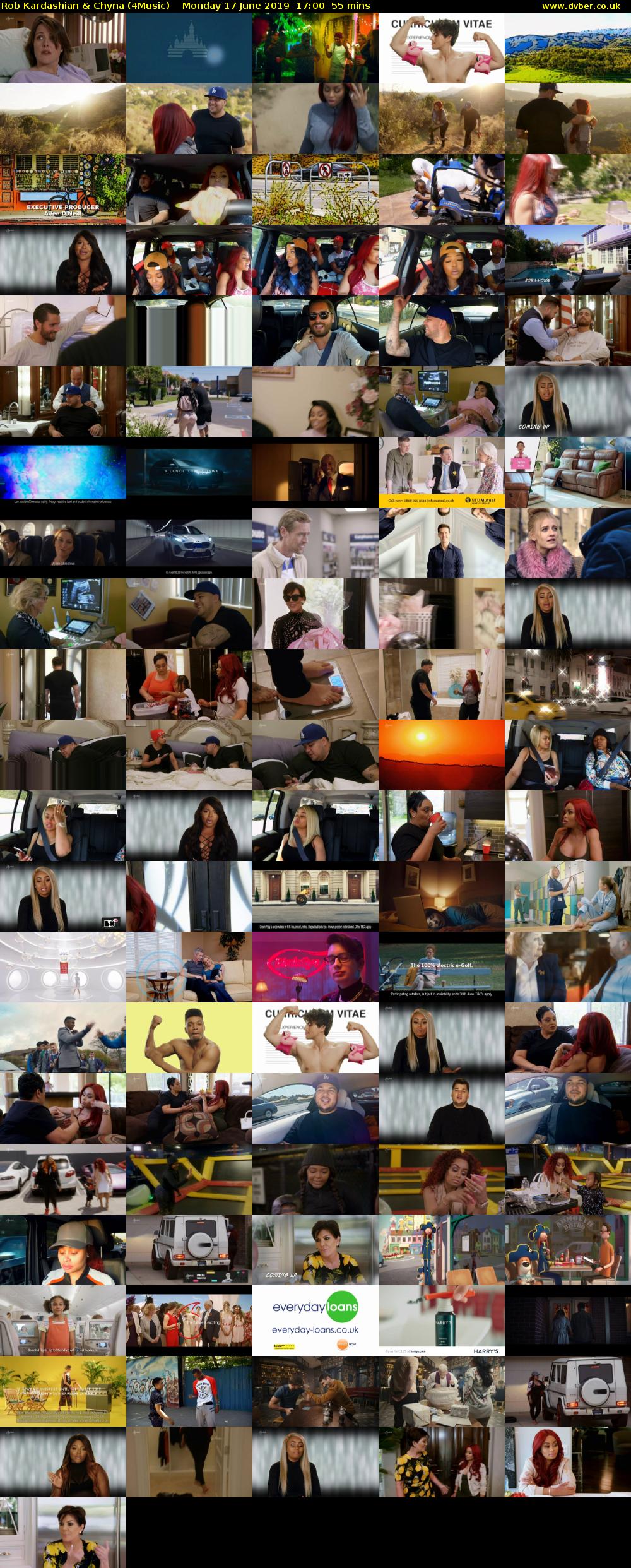 Rob Kardashian & Chyna (4Music) Monday 17 June 2019 17:00 - 17:55