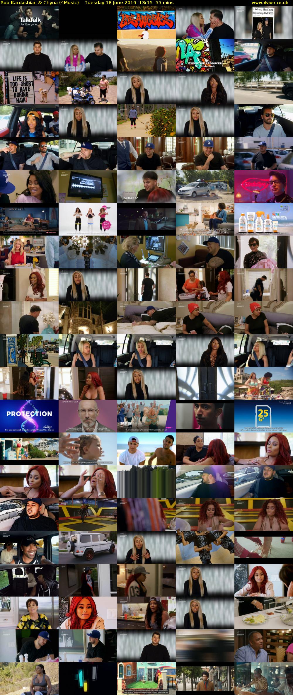 Rob Kardashian & Chyna (4Music) Tuesday 18 June 2019 13:15 - 14:10