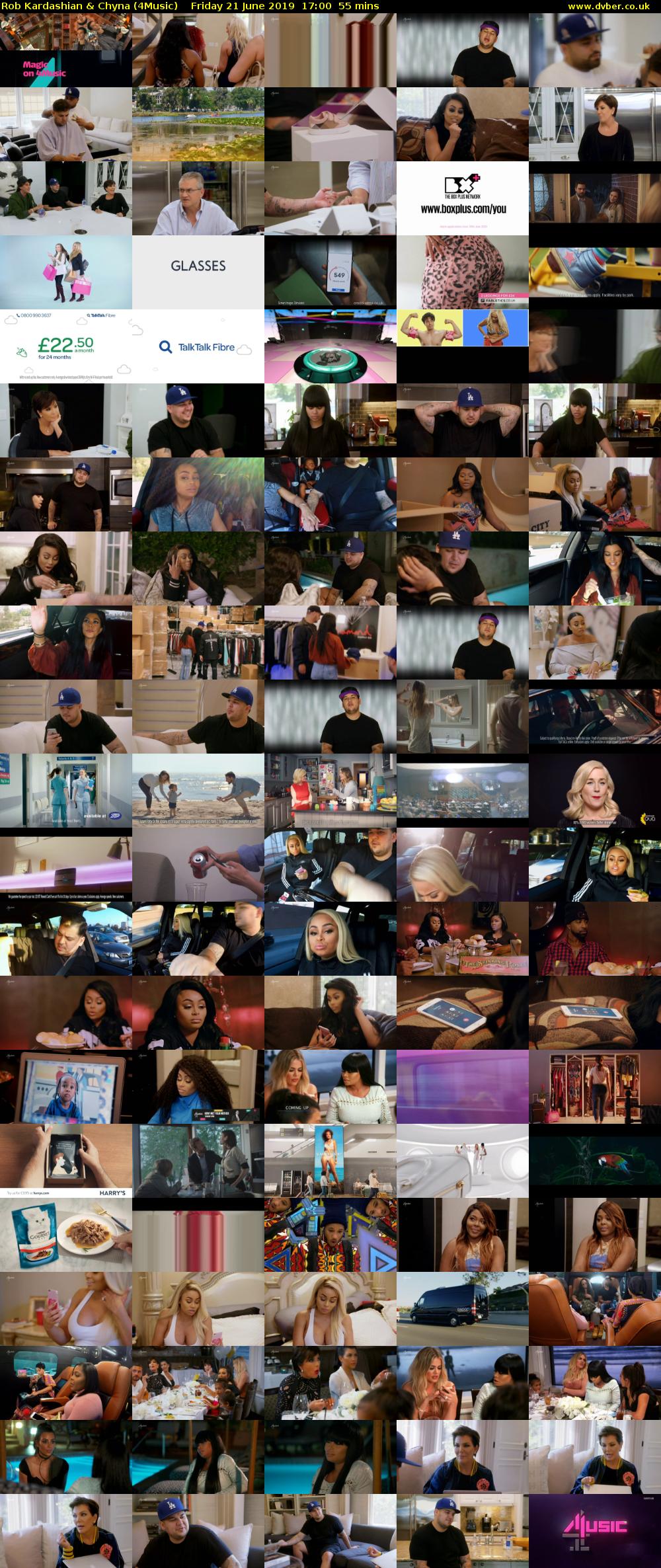 Rob Kardashian & Chyna (4Music) Friday 21 June 2019 17:00 - 17:55