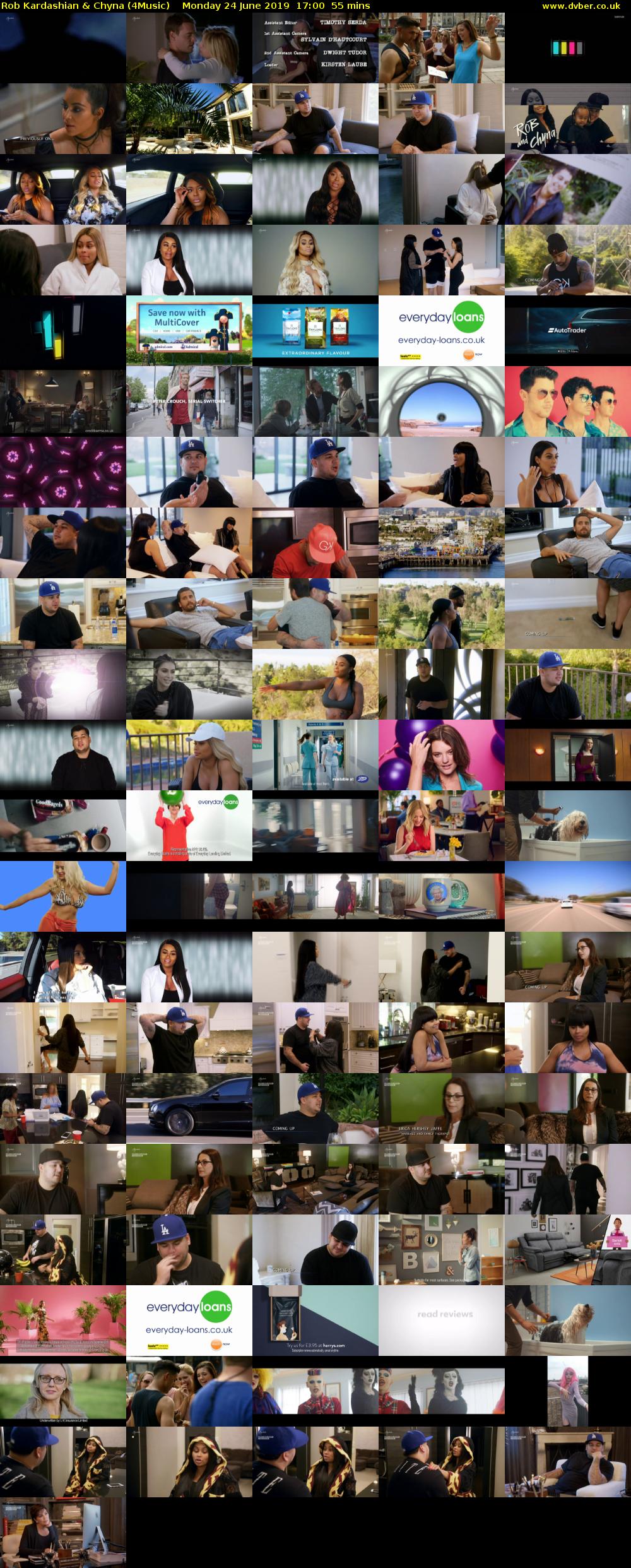 Rob Kardashian & Chyna (4Music) Monday 24 June 2019 17:00 - 17:55