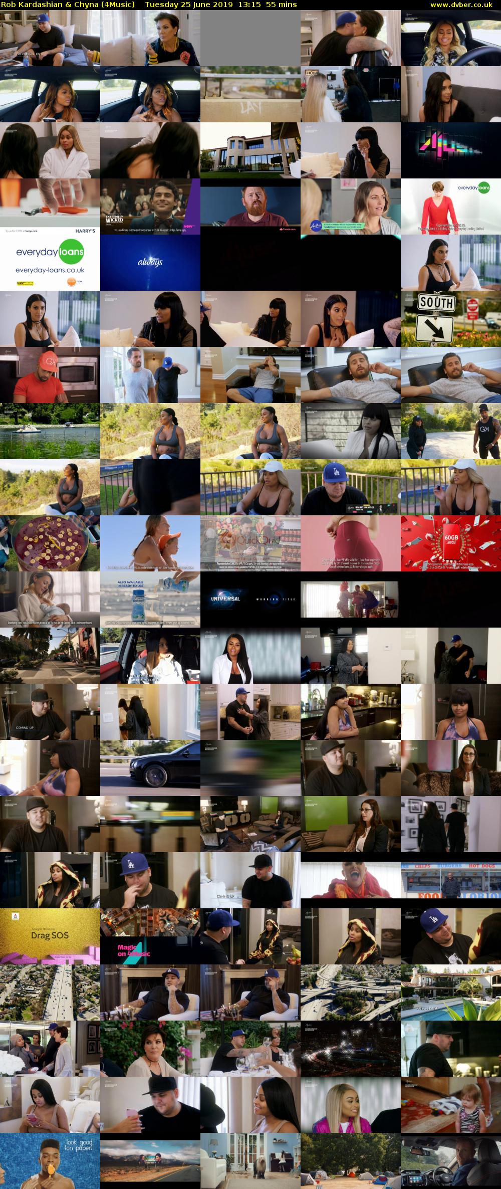 Rob Kardashian & Chyna (4Music) Tuesday 25 June 2019 13:15 - 14:10
