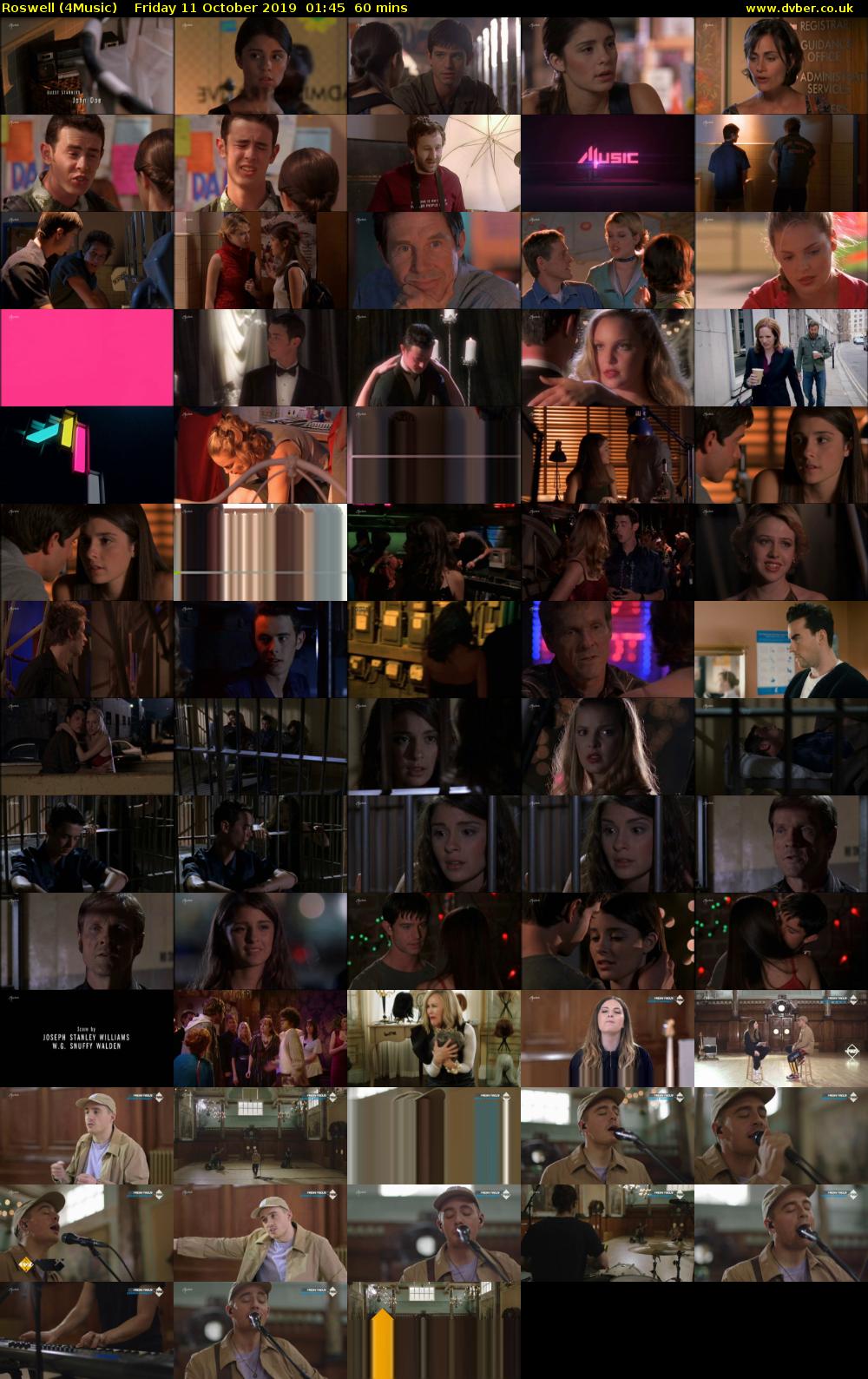 Roswell (4Music) Friday 11 October 2019 01:45 - 02:45