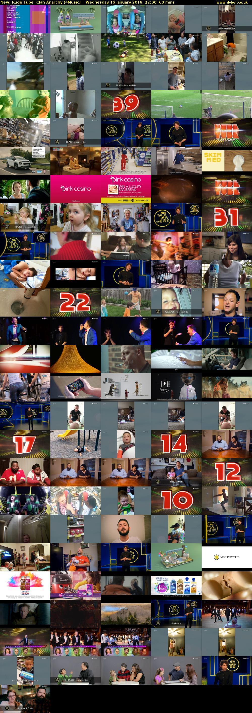 Rude Tube: Clan Anarchy (4Music) Wednesday 16 January 2019 22:00 - 23:00