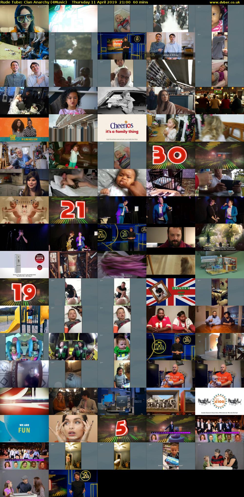 Rude Tube: Clan Anarchy (4Music) Thursday 11 April 2019 21:00 - 22:00