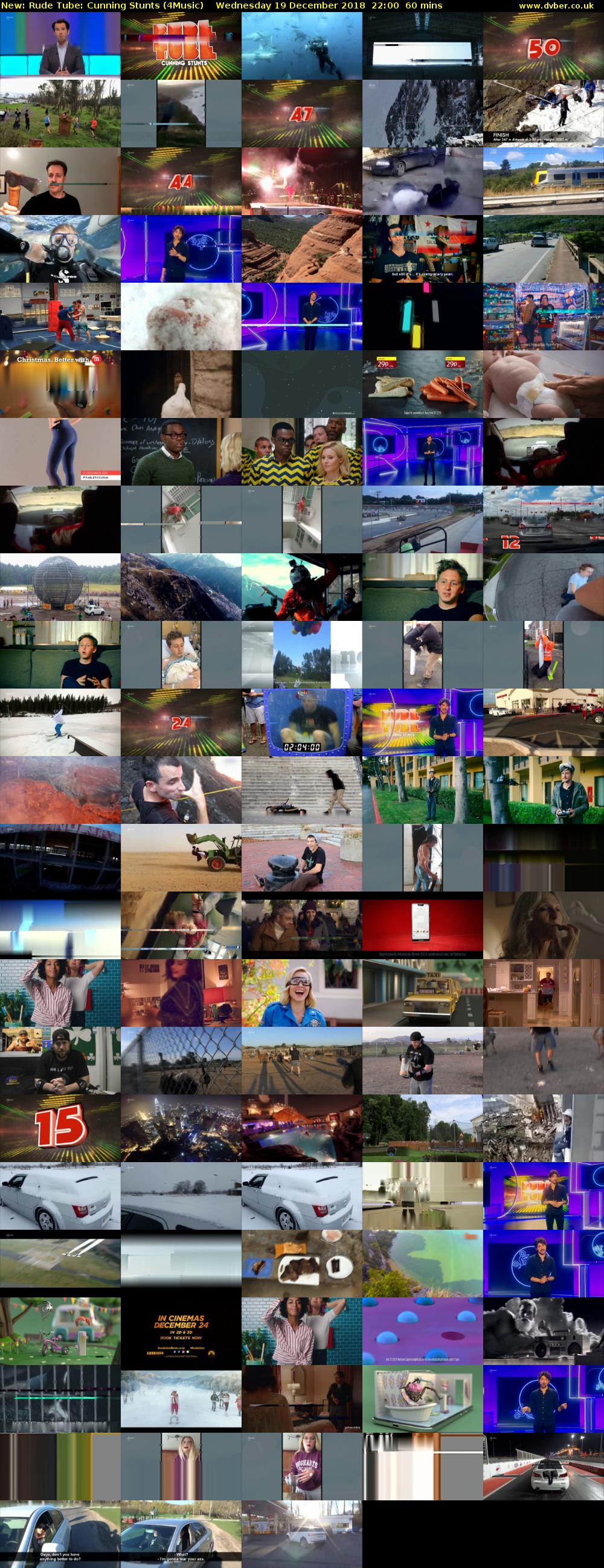 Rude Tube: Cunning Stunts (4Music) Wednesday 19 December 2018 22:00 - 23:00