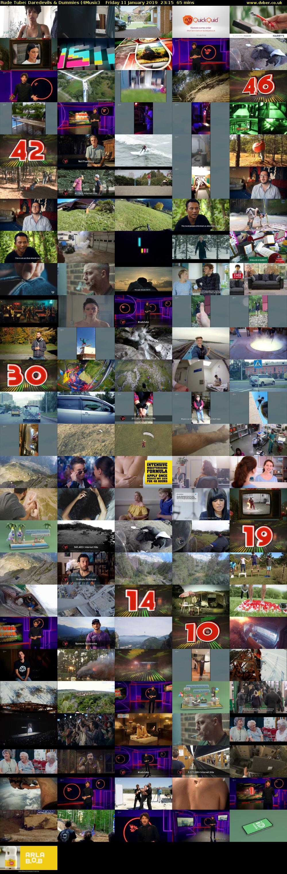 Rude Tube: Daredevils & Dummies (4Music) Friday 11 January 2019 23:15 - 00:20