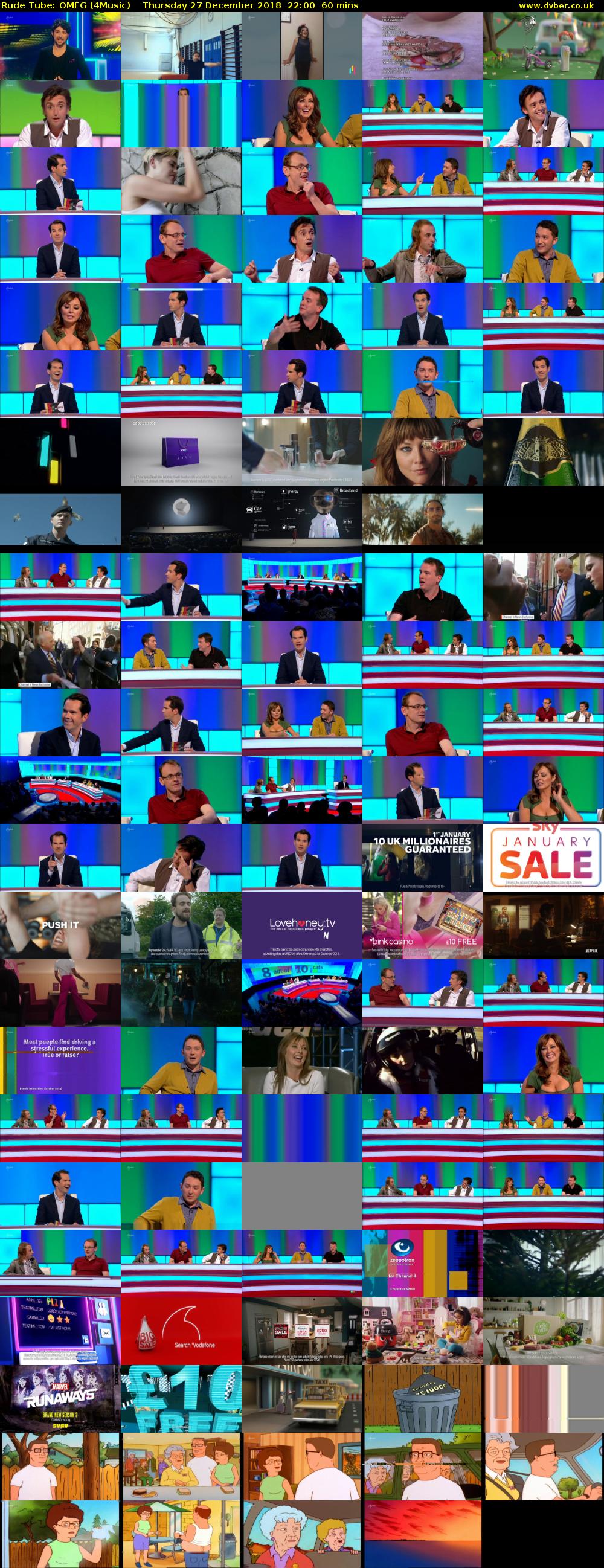 Rude Tube: OMFG (4Music) Thursday 27 December 2018 22:00 - 23:00