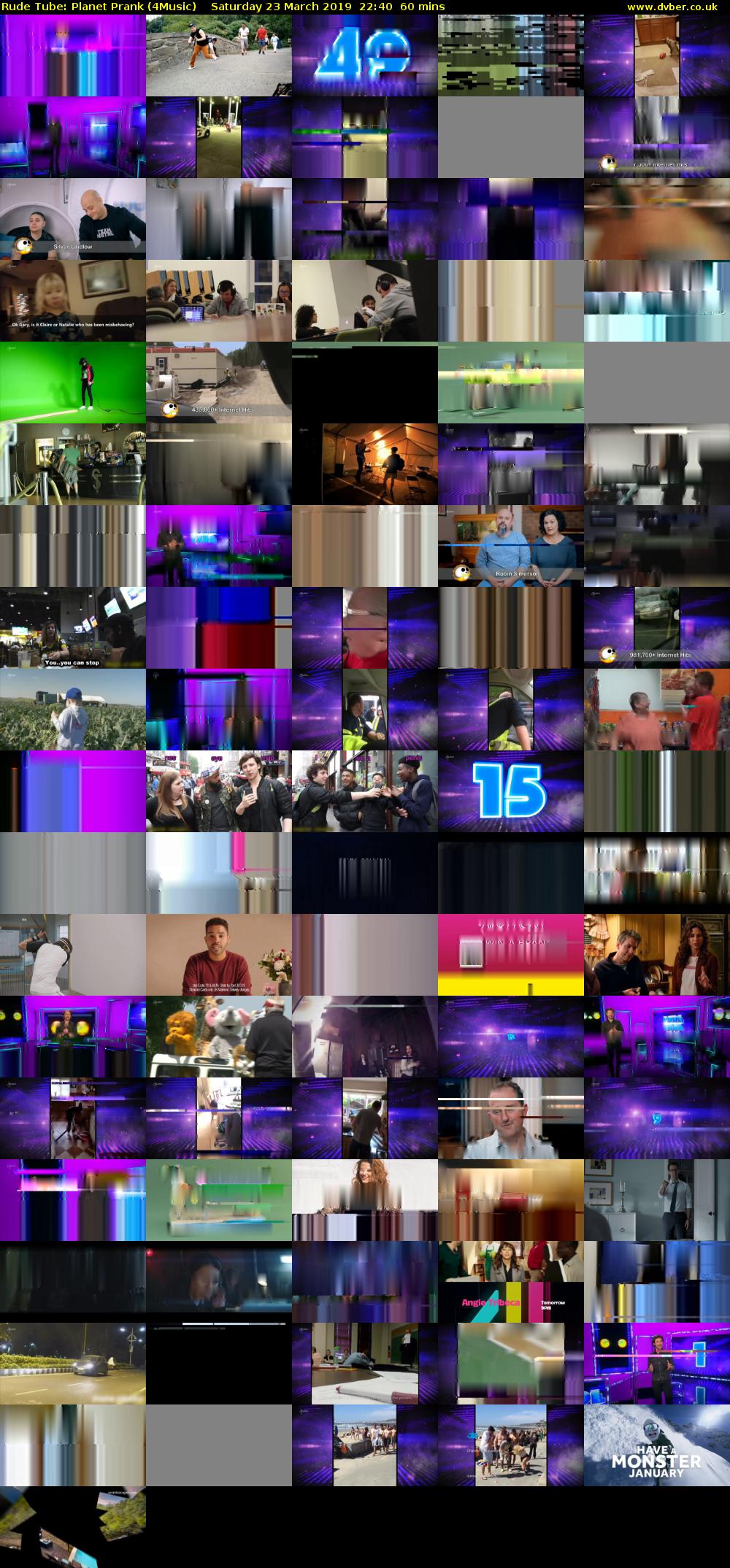 Rude Tube: Planet Prank (4Music) Saturday 23 March 2019 22:40 - 23:40