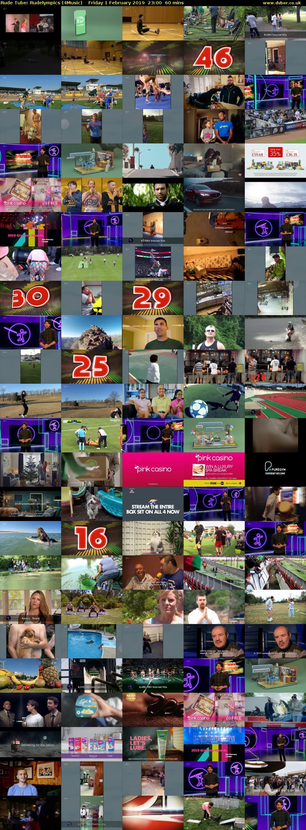 Rude Tube: Rudelympics (4Music) Friday 1 February 2019 23:00 - 00:00