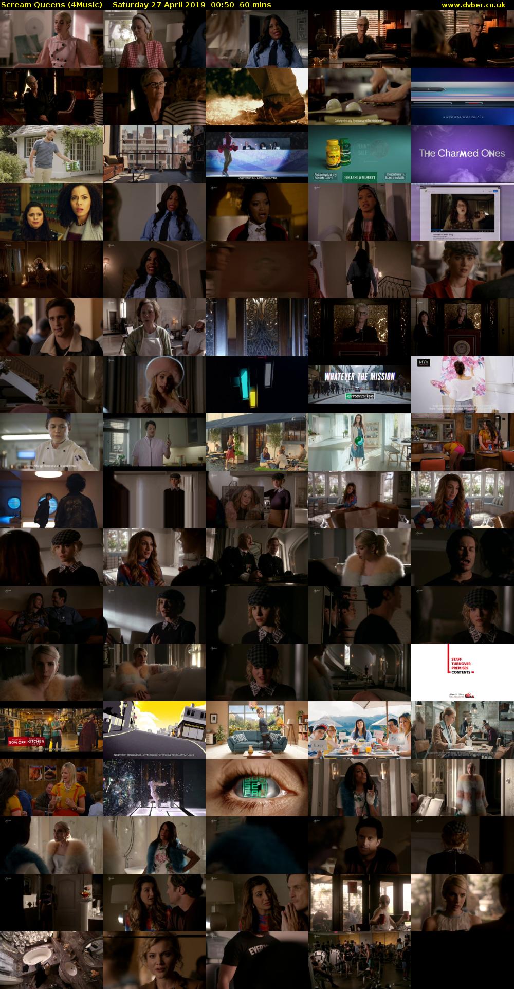 Scream Queens (4Music) Saturday 27 April 2019 00:50 - 01:50