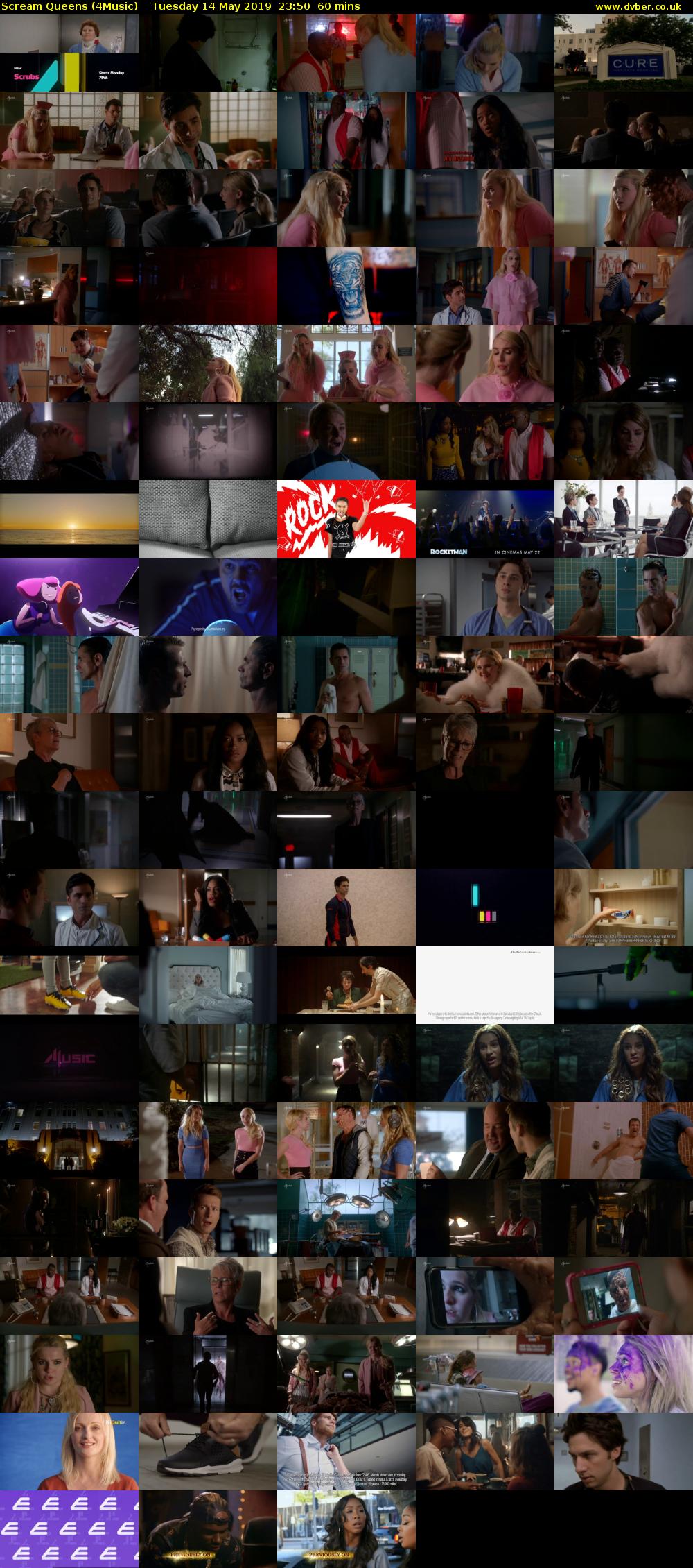 Scream Queens (4Music) Tuesday 14 May 2019 23:50 - 00:50