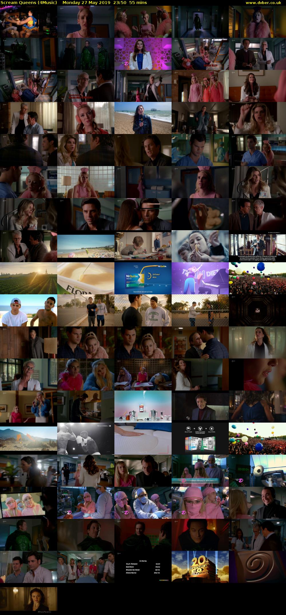 Scream Queens (4Music) Monday 27 May 2019 23:50 - 00:45
