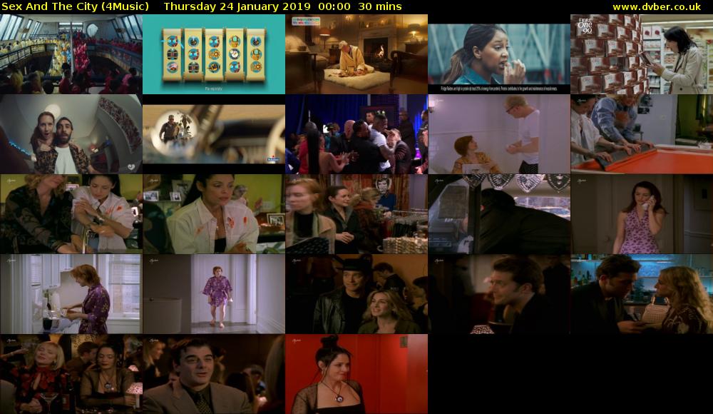 Sex And The City (4Music) Thursday 24 January 2019 00:00 - 00:30