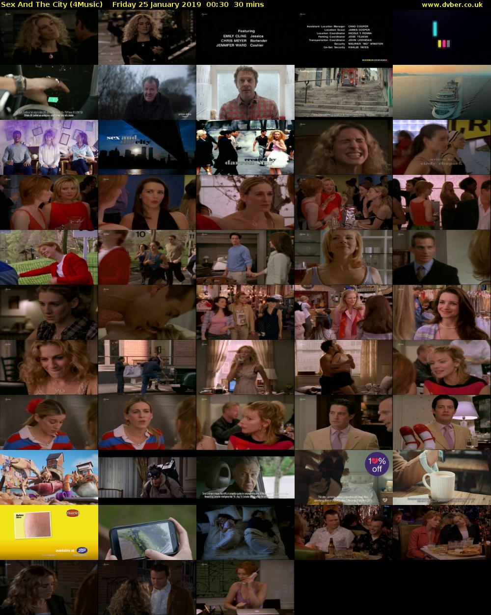 Sex And The City (4Music) Friday 25 January 2019 00:30 - 01:00