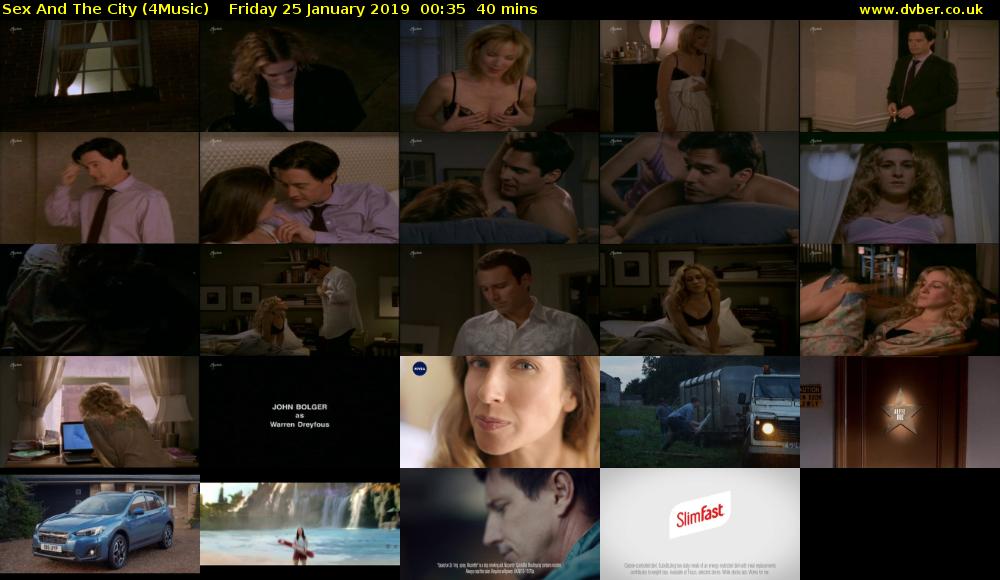 Sex And The City (4Music) Friday 25 January 2019 00:35 - 01:15