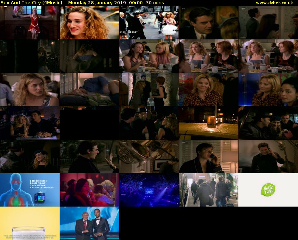 Sex And The City (4Music) Monday 28 January 2019 00:00 - 00:30