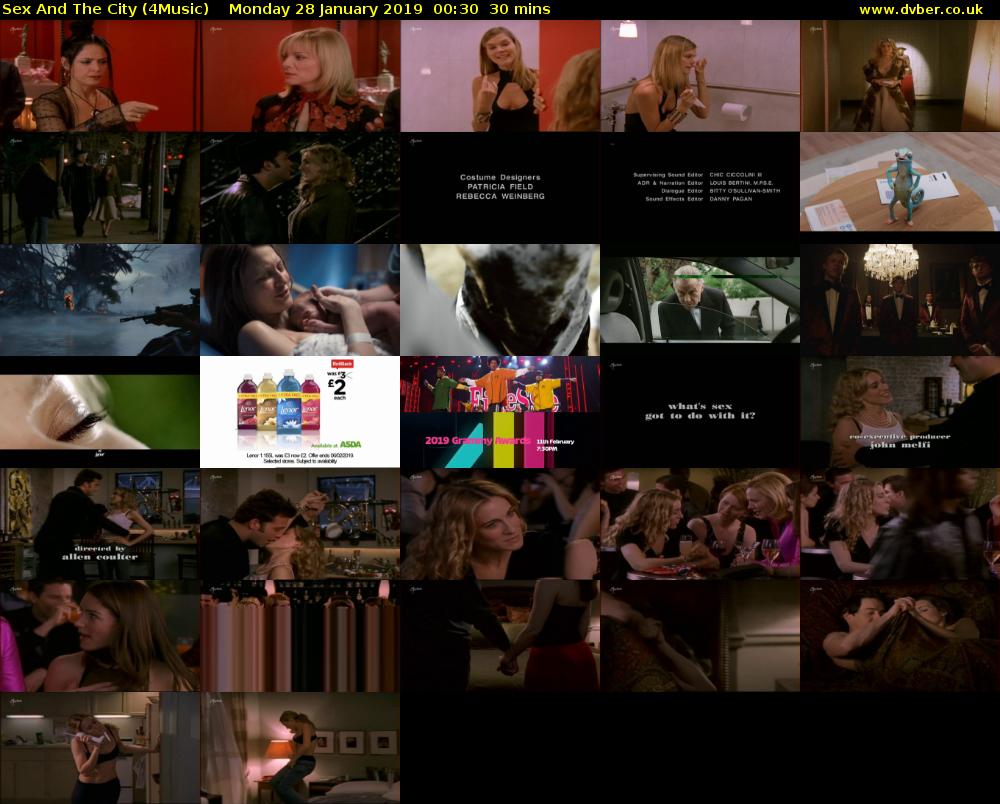 Sex And The City (4Music) Monday 28 January 2019 00:30 - 01:00