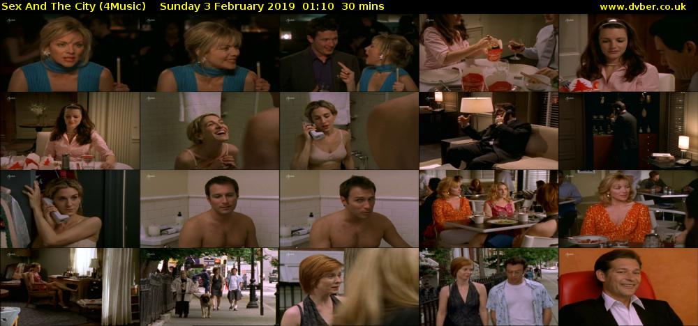 Sex And The City (4Music) Sunday 3 February 2019 01:10 - 01:40