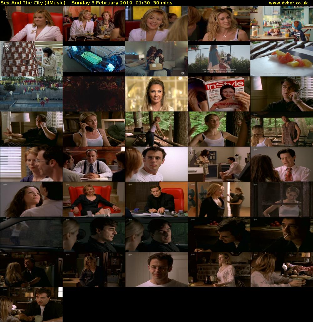 Sex And The City (4Music) Sunday 3 February 2019 01:30 - 02:00