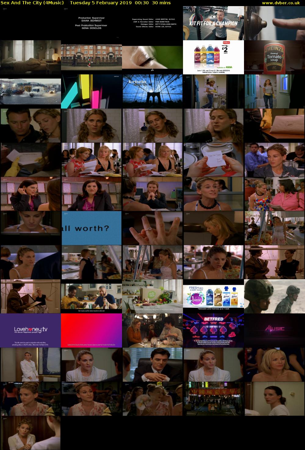 Sex And The City (4Music) Tuesday 5 February 2019 00:30 - 01:00