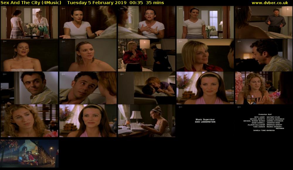 Sex And The City (4Music) Tuesday 5 February 2019 00:35 - 01:10