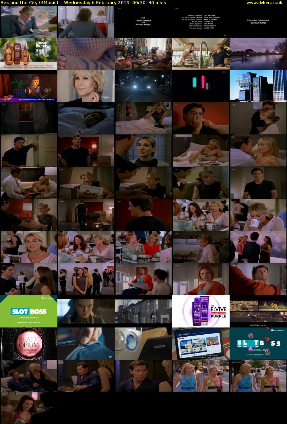 Sex And The City (4Music) Wednesday 6 February 2019 00:30 - 01:00