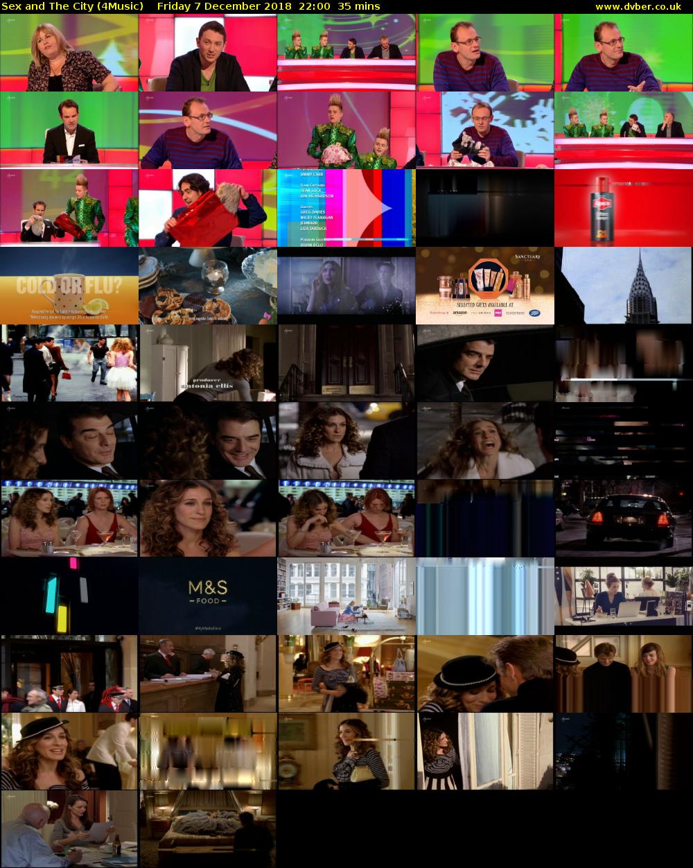 Sex and The City (4Music) Friday 7 December 2018 22:00 - 22:35