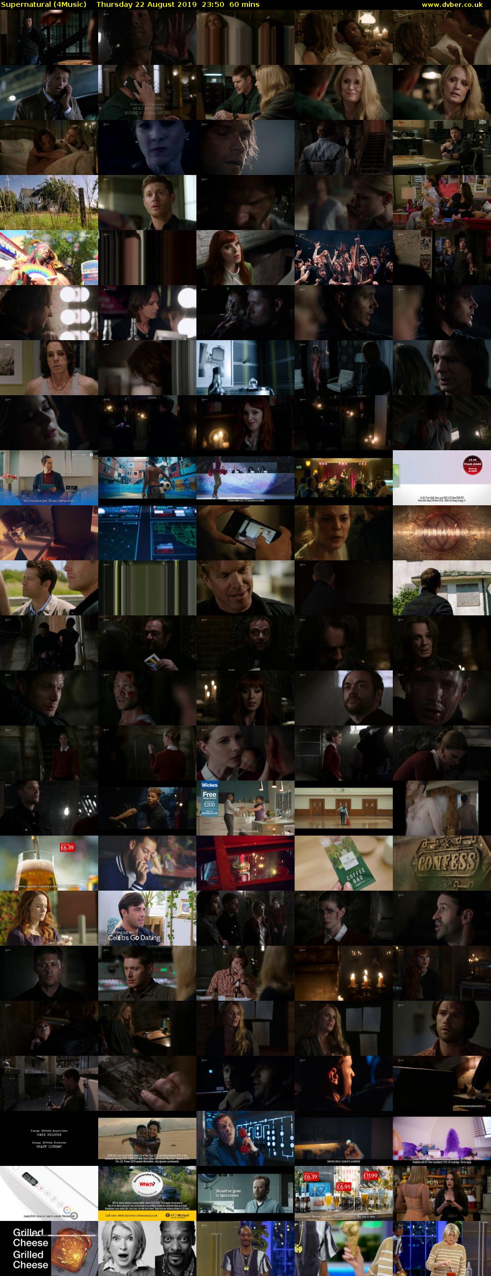 Supernatural (4Music) Thursday 22 August 2019 23:50 - 00:50
