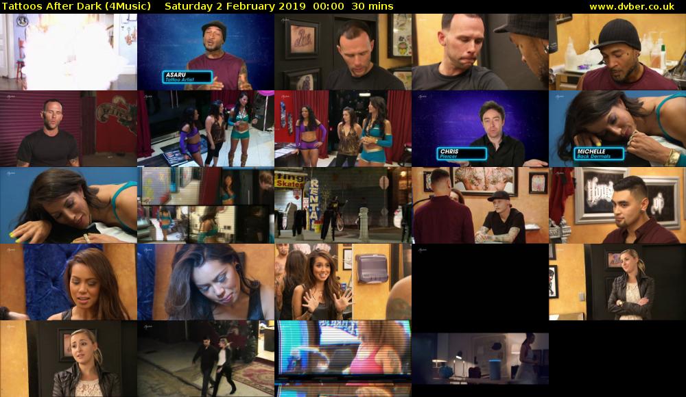 Tattoos After Dark (4Music) Saturday 2 February 2019 00:00 - 00:30