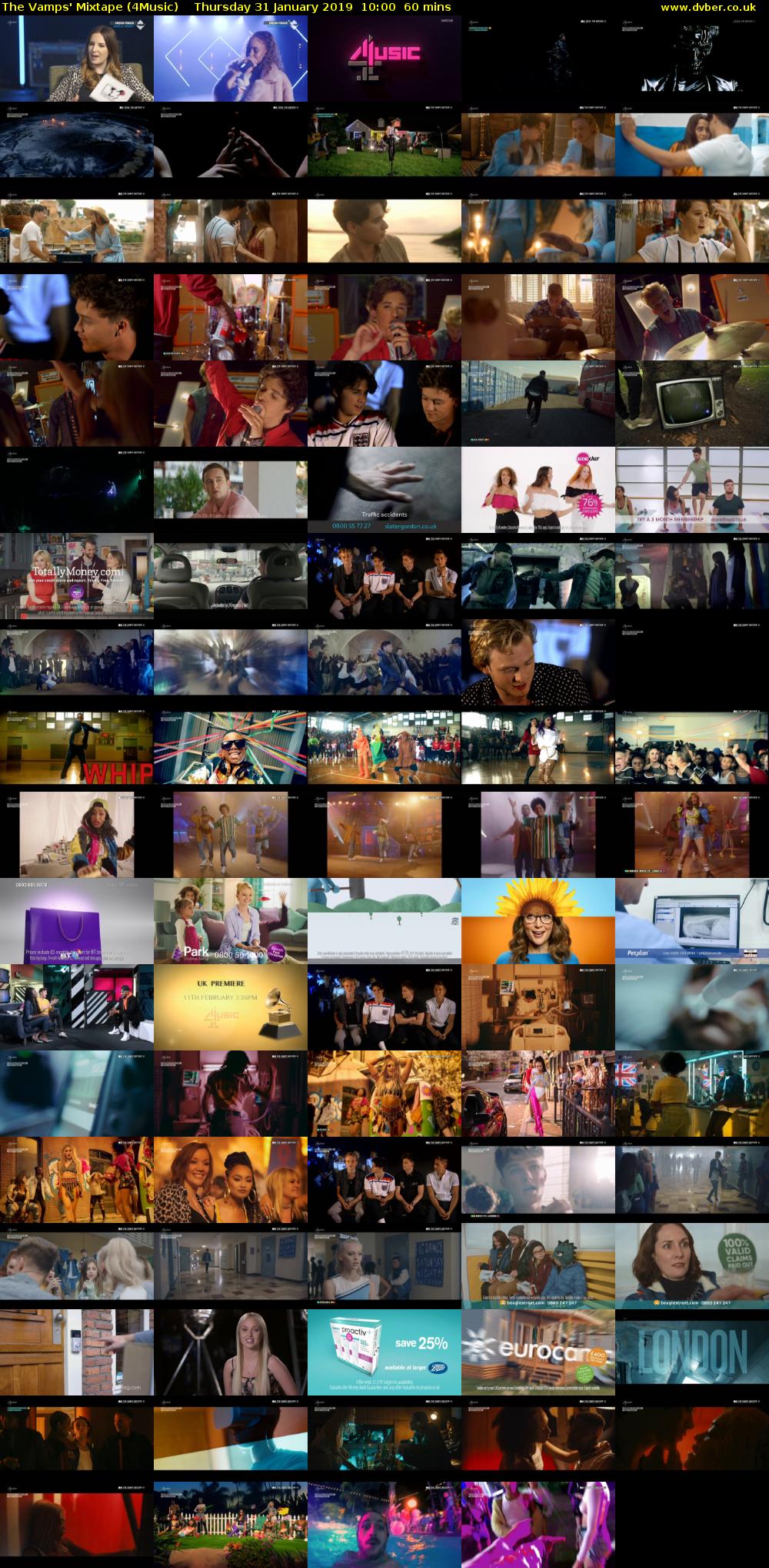 The Vamps' Mixtape (4Music) Thursday 31 January 2019 10:00 - 11:00