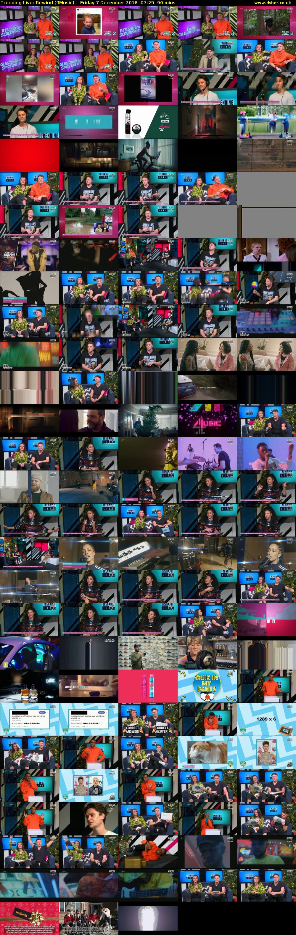 Trending Live: Rewind (4Music) Friday 7 December 2018 07:25 - 08:55